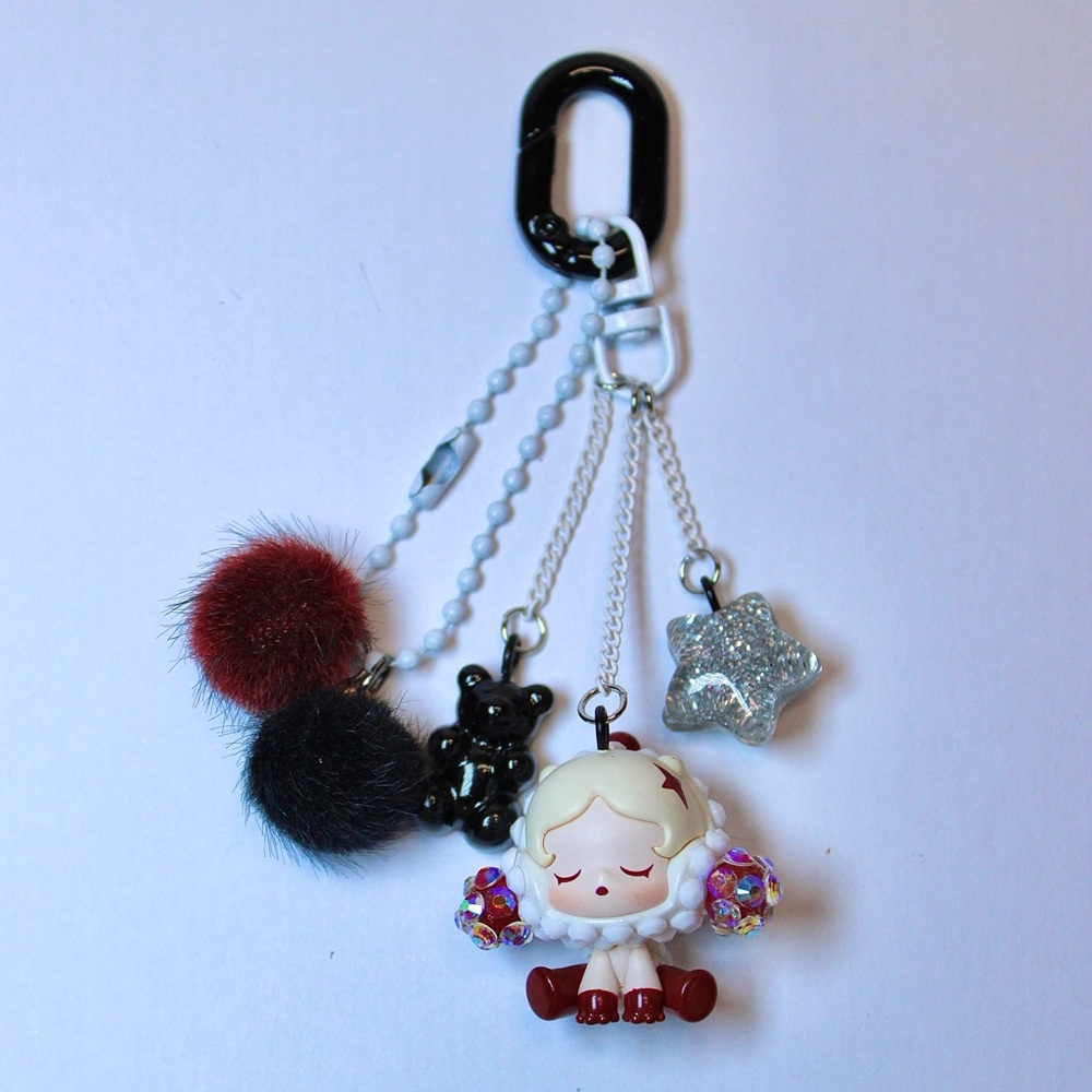 Bedazzled Skullpanda Sitting Charmy